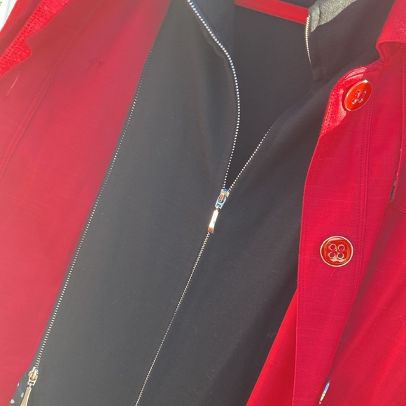 Robertson Los Angeles Trench Coat Sz L - Picture 4 of 14